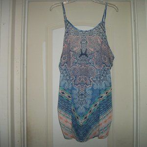 DARLING RETRO BOHO GYPSY FLOATY TOP X LG